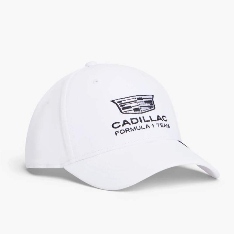 Biała czapka z daszkiem Cadillac F1 x Tommy Hilfiger - edycja zespołowa
