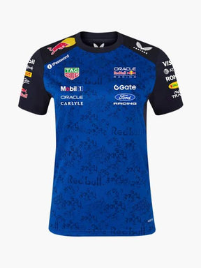 Oracle Red Bull Racing women's T-shirt with sponsor logos - team edition