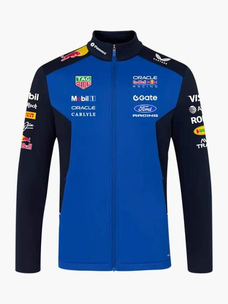 Kurtka softshell Oracle Red Bull Racing z logo sponsorów - edycja zespołowa