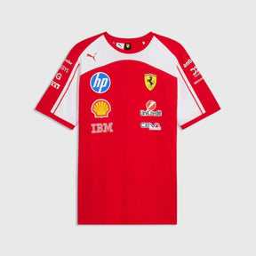 Scuderia Ferrari F1 x Puma T-shirt with sponsor logos - team edition