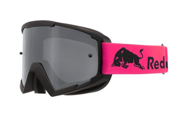 Red Bull Spect WHIP motocross goggles, black with silver lens
