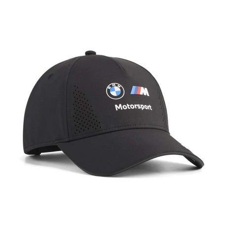 Czapka zespołowa z daszkiem BMW Motorsport x Puma - czarna