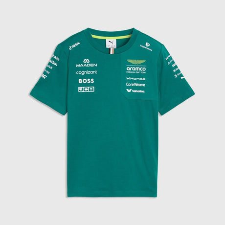 Koszulka dziecięca Aston Martin F1 Team 2026 – zielona