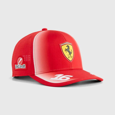 Dziecięca czapka z daszkiem Charles Leclerc Scuderia Ferrari F1 x Puma - edycja zespołowa