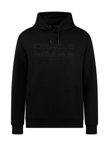 Bluza z kapturem Oracle Red Bull Racing edycja TONAL czarna z logo