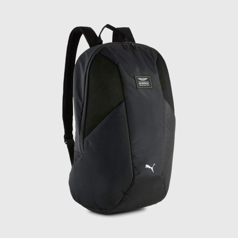 Aston Martin F1 large backpack, black, with logo