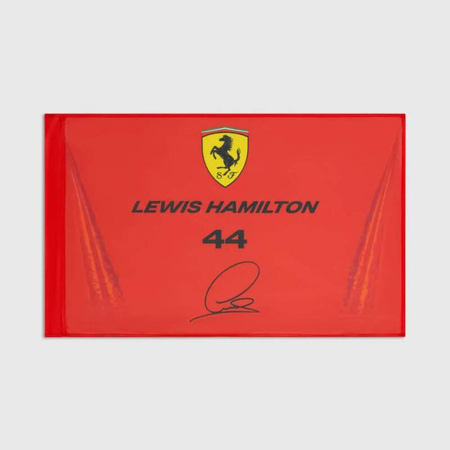 Flaga Scuderia Ferrari F1 - Lewis Hamilton #44