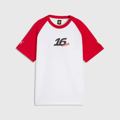 Koszulka dziecięca Charles Leclerc Scuderia Ferrari F1 x Puma - edycja kibica - 140 cm