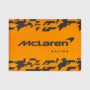 McLaren F1 flag with logo, orange