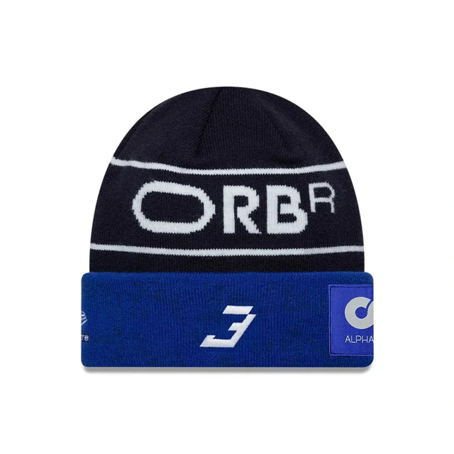 Czapka zimowa Oracle Red Bull Racing Max Verstappen #3 – granatowo-niebieska