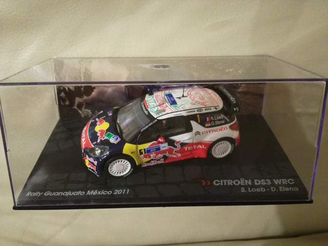 Citroen DS3 WRC Red Bull S. Loeb Winner Rally Mexico 2011