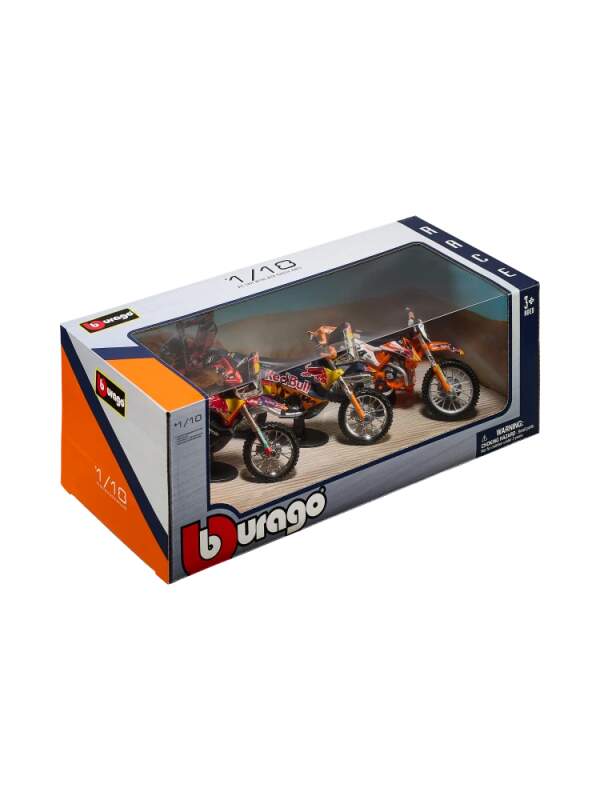 Zestaw 3 motocykli KTM Red Bull Racing Bburago