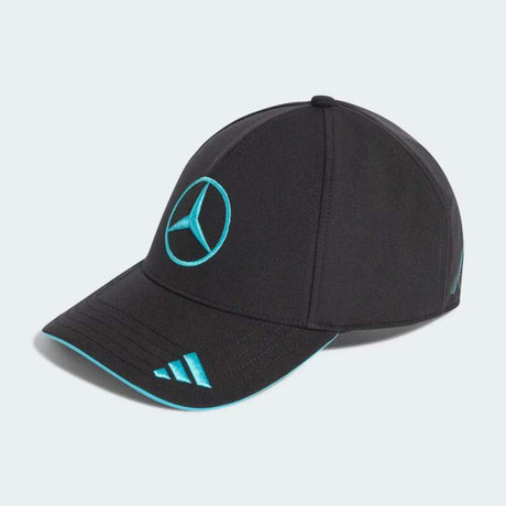 Czarna czapka z daszkiem George Russell Mercedes AMG Petronas F1 x Adidas - edycja zespołowa