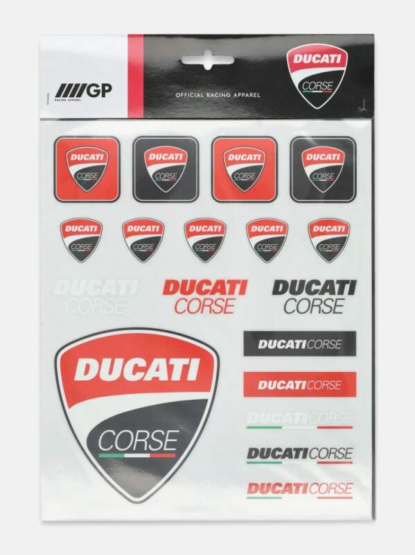 Ducati Corse large sticker pack