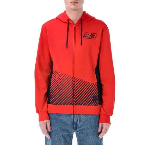 Bluza casual z kapturem Marc Marquez STRIPES 93