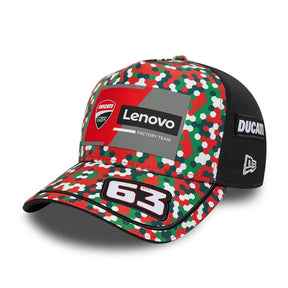 Czapka z daszkiem Ducati Lenovo Team Pecco Bagnaia #63 – edycja Mugello 2026
