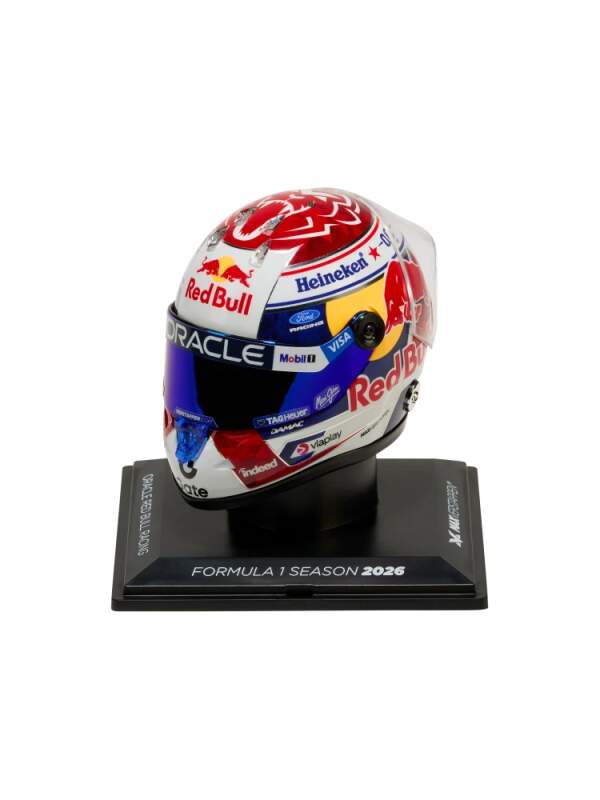 Model kasku Max Verstappen 2026 1:4 Schuberth