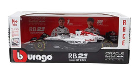 Model Red Bull F1 RB21 Bburago #1 Max Verstappen 2025 zwycięzca GP Japonii