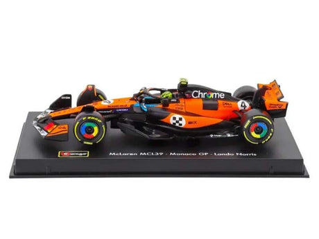 Model McLaren F1 MCL39 Bburago #4 Lando Norris Monaco 2025 1:43 Signature