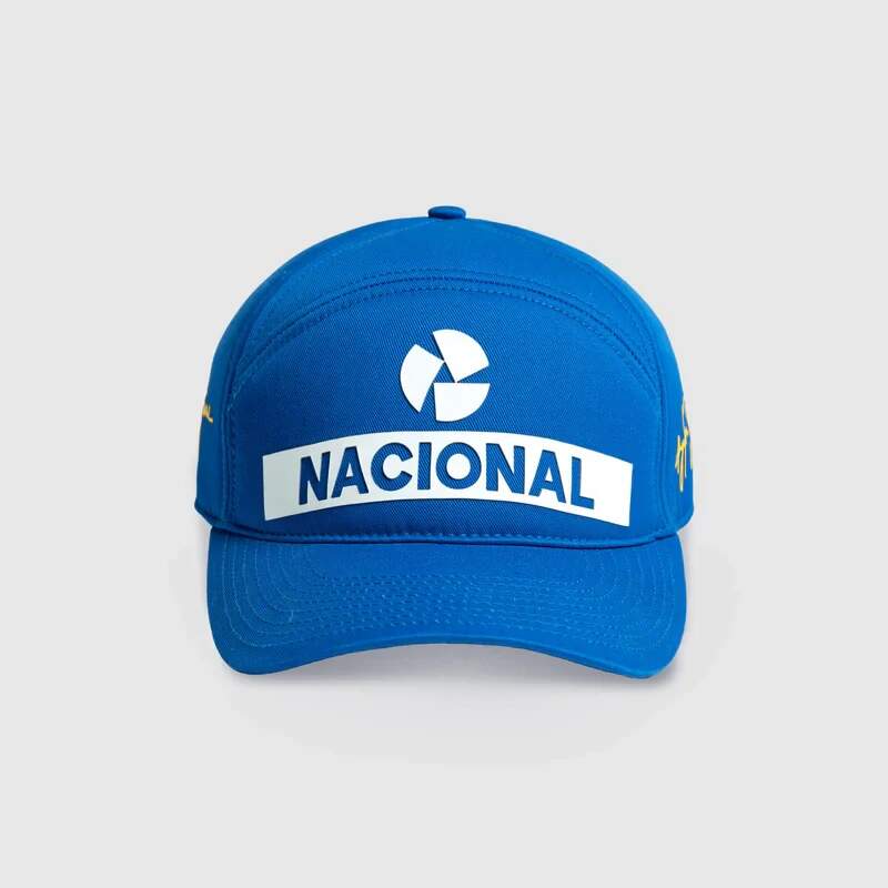Czapka z daszkiem Ayrton Senna Nacional niebieska