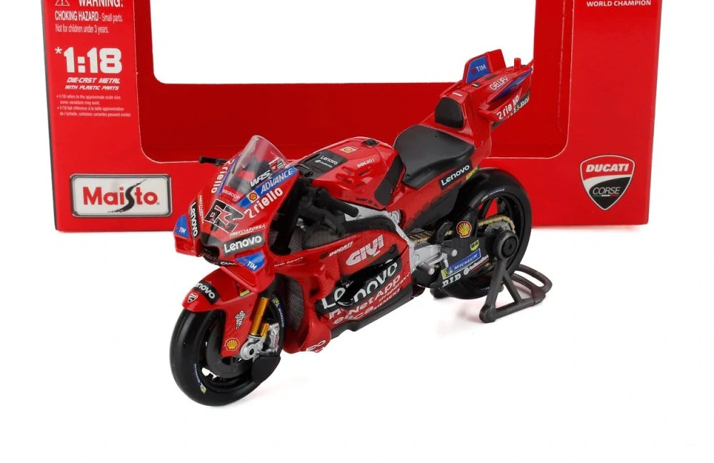 Maisto Ducati MotoGP GP25 Model 1:18 – Francesco Bagnaia #63