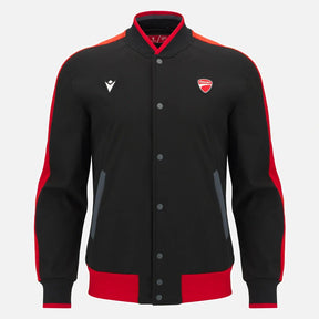 Kurtka softshell Ducati x Macron z logo – czarna