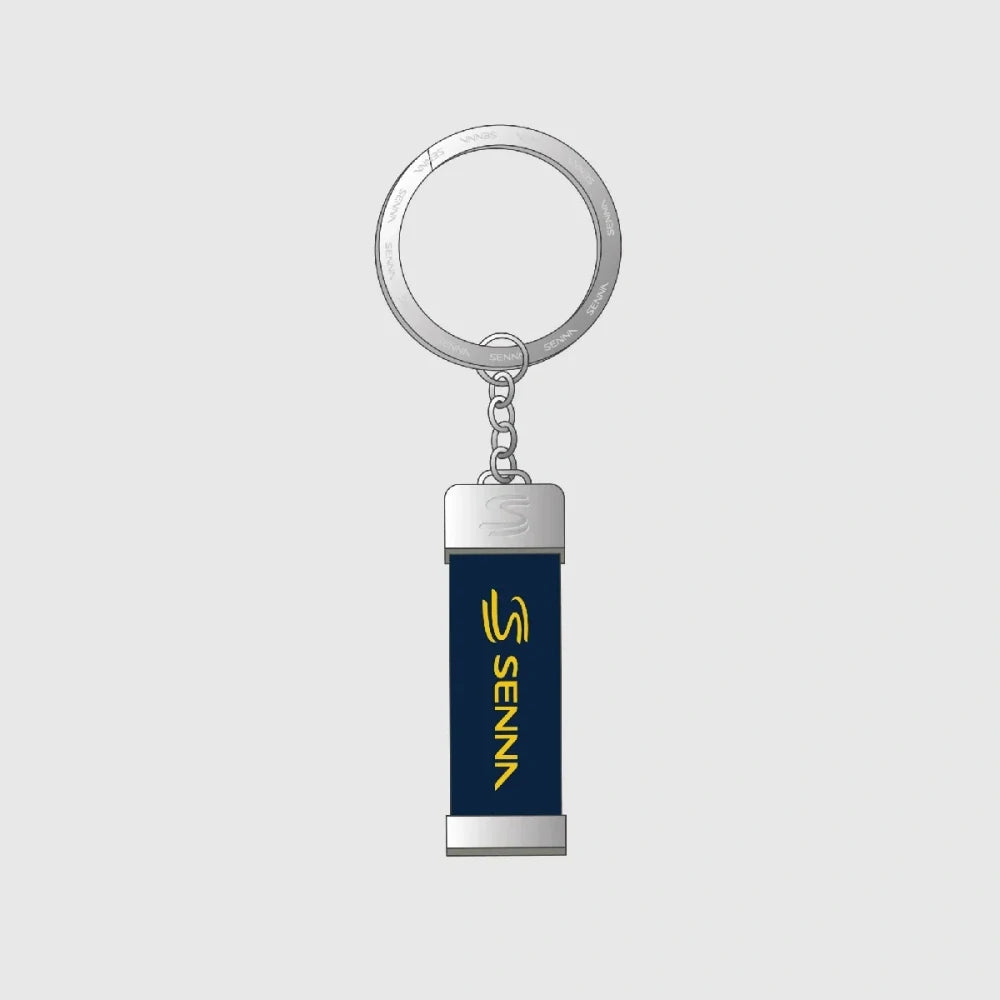 Brelok Ayrton Senna Signature – granatowy
