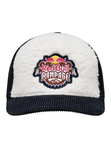 Czapka z daszkiem Red Bull Rampage FLEECE – kremowo-granatowa