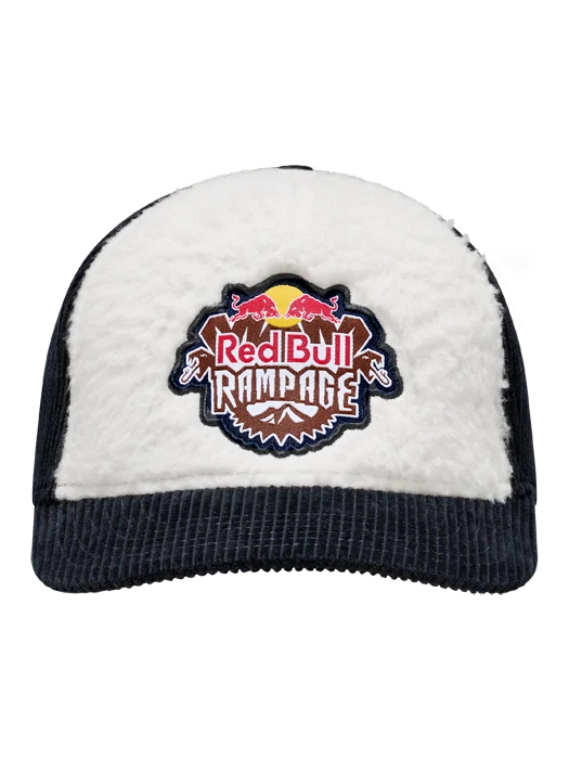 Czapka z daszkiem Red Bull Rampage FLEECE – kremowo-granatowa