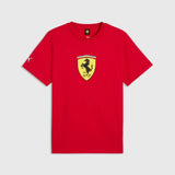 Koszulka kibica Scuderia Ferrari F1 x Puma z dużą tarczą – czerwona