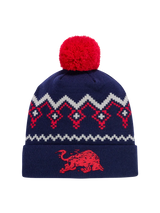 Czapka zimowa z pomponem Red Bull Ring z logo – edycja świąteczna