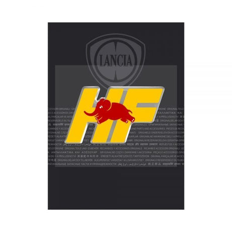 Naklejka Lancia HF 3D LOGO