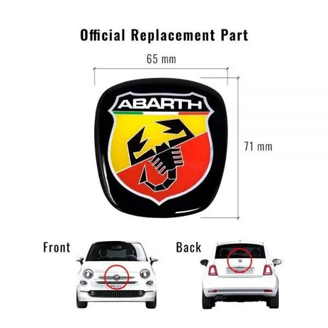 ABARTH 3D outdoor logo