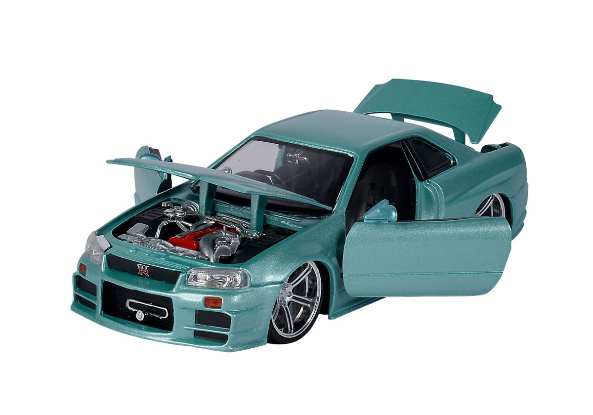 Model Szybcy i wściekli Nissan Skyline GT-R34 - Brian's 2002 Grey