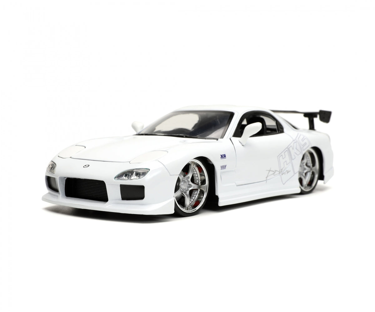 Model Szybcy i wściekli Mazda RX-7 White