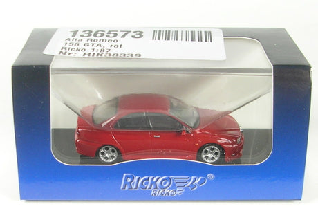 Model Alfa Romeo 156 GTA 1:87 czerwony