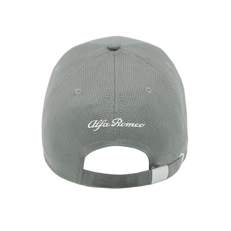 Czapka z daszkiem Alfa Romeo z logo szara