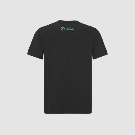 Mercedes AMG Petronas F1 kids' Lewis Hamilton #44 T-shirt black