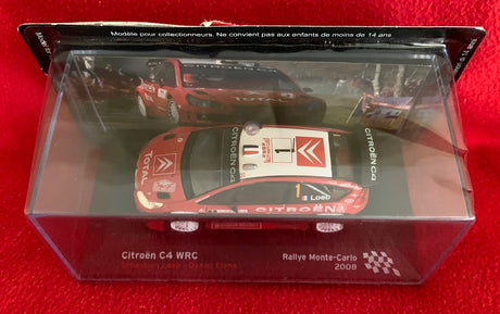 Model Citroen C4 WRC Loeb Monte Carlo 2008