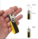 Brelok Alfa Romeo BAND carbon yellow