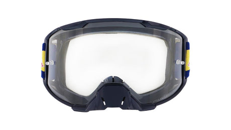 Gogle motocrossowe Red Bull Spect STRIVE niebieskie z przezroczystą szybą