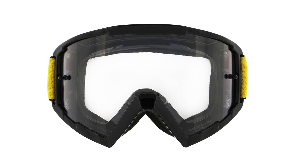 Gogle motocrossowe Red Bull Spect WHIP czarne z przezroczystą szybą