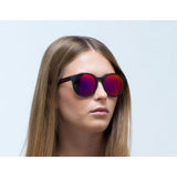 Okulary przeciwsłoneczne Red Bull Spect LACE czarne z czerwonymi soczewkami