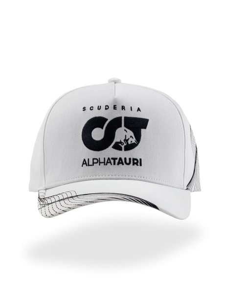 Czapka zespołowa z daszkiem Scuderia AlphaTauri F1 – biała