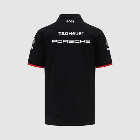 Porsche Motorsport team polo shirt Formula E, black