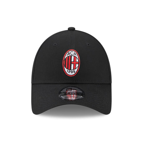 Czapka z daszkiem AC MILAN 9forty CORE czarna