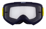 Red Bull Spect EVAN motocross goggles, blue with clear lens