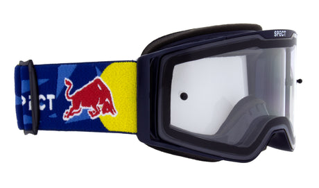 Gogle motocrossowe Red Bull Spect TORP niebieskie z przezroczystą szybą