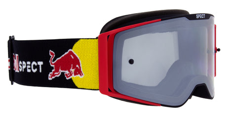 Gogle motocrossowe Red Bull Spect TORP czarno-czerwone z dymioną szybą