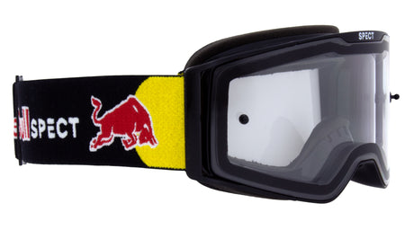 Gogle motocrossowe Red Bull Spect TORP czarne z przezroczystą szybą